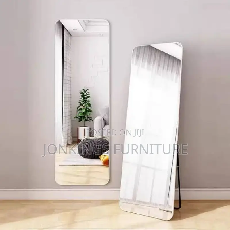 White Frame Full Body Dressing Mirror