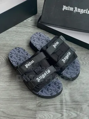 Quality Original Palm Angels Unisex Slide Black