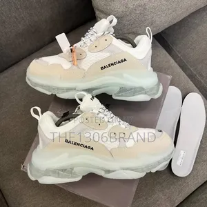 Balenciaga Triple S Clear Sole Chunky Sneakers