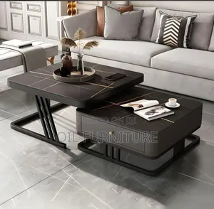 ​Luxury Square Nesting Coffee Tables – Available in Black and White