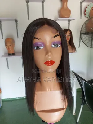 12" Straight Wig. Price:#17,000. Buy and Collect a Free Gift.