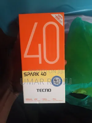 New Tecno Spark 40 128 GB Black