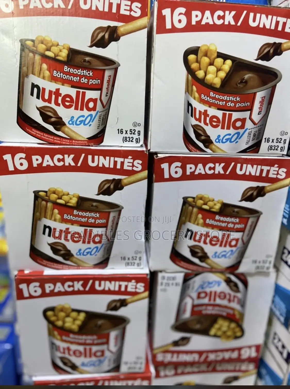 Nutella and Go Breadsticks