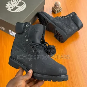 Luxury Designer Timberland Black Shoe