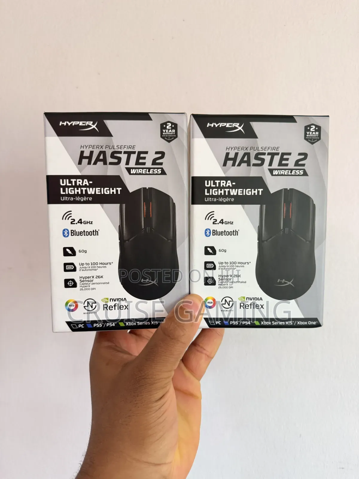 Hyperx Pulsefire Haste 2 RGB Wireless Gaming Mouse