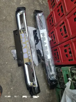 Front Bumper Fiber for Land Cruiser Prado With Led Light