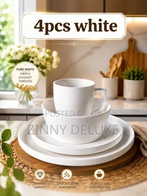 4 Pieces Dinnerware
