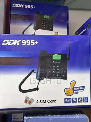DDK 995+ Landline/Table Phone With Double Sim