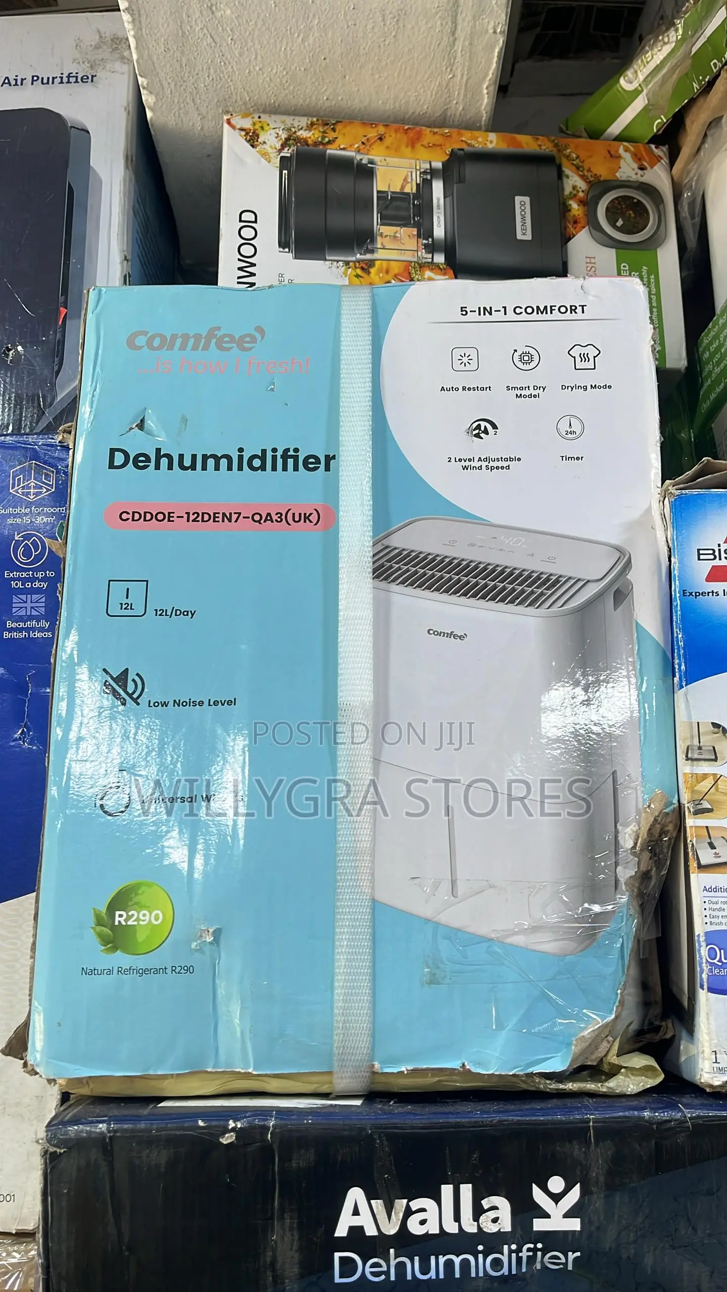 Comfee’ Aqua Dry 12l | Compact Dehumidifier