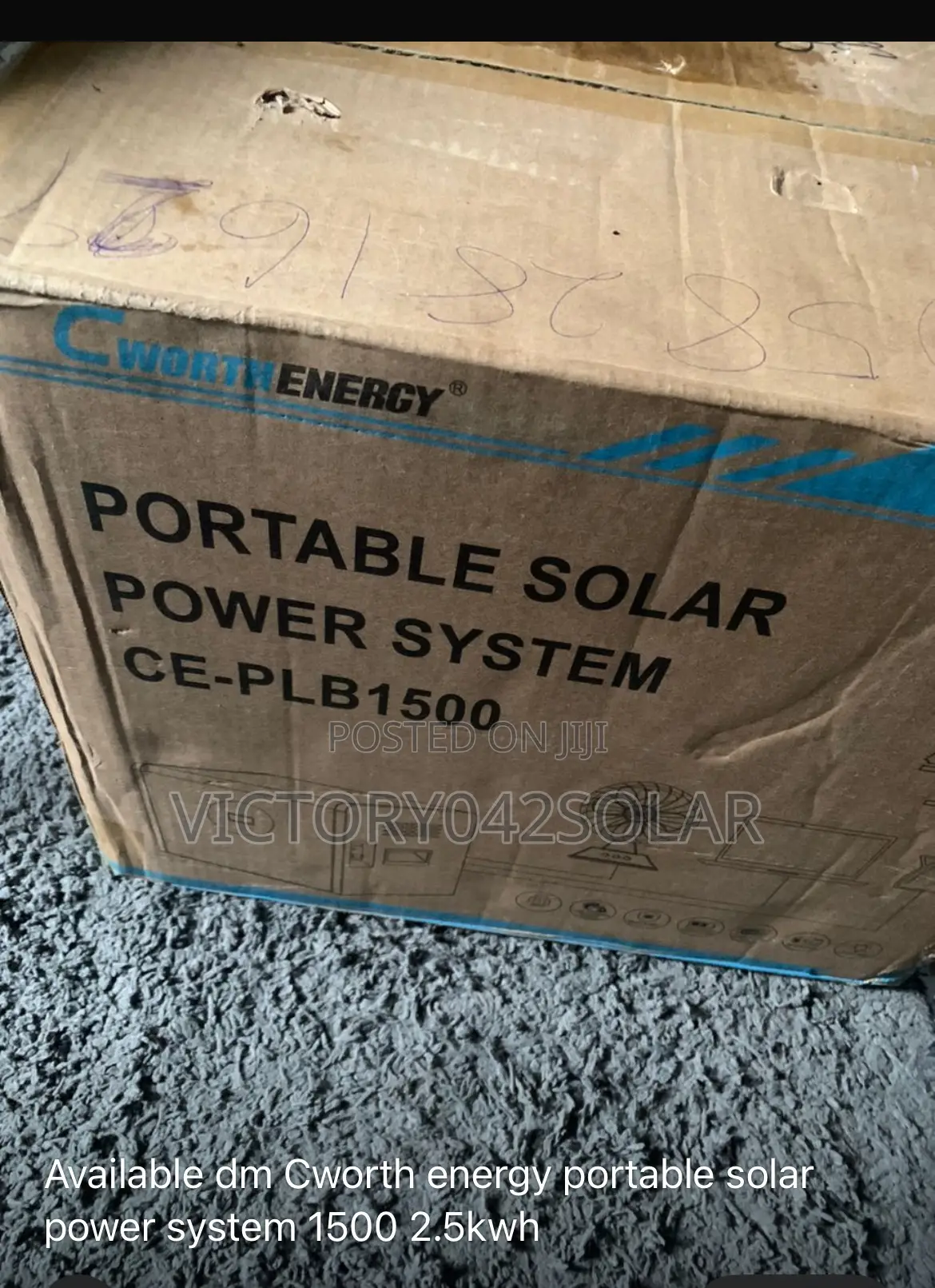 Cworth 2.5kwh Solar Power Generator Available