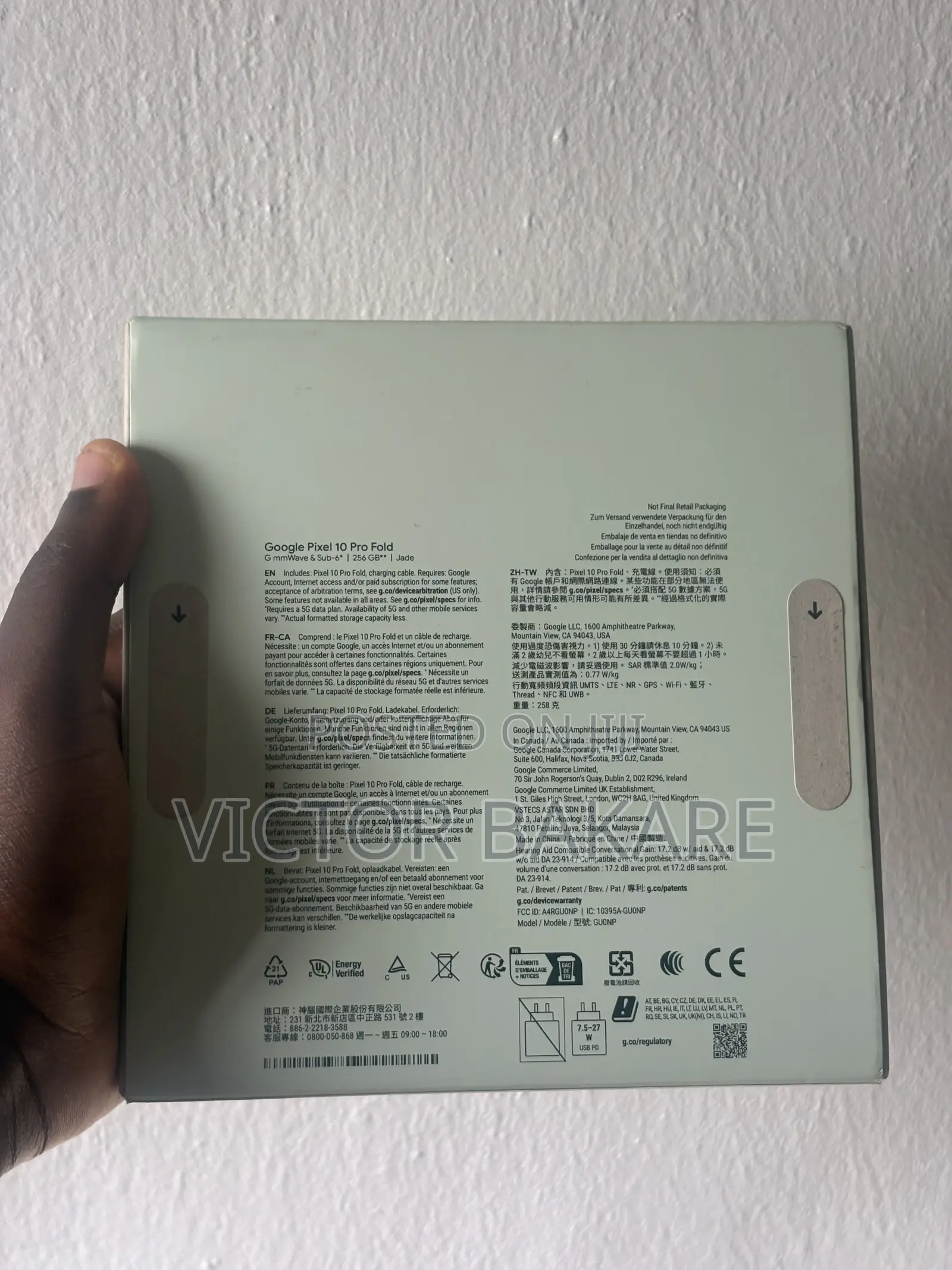 New Google Pixel 10 Pro Fold 256 GB