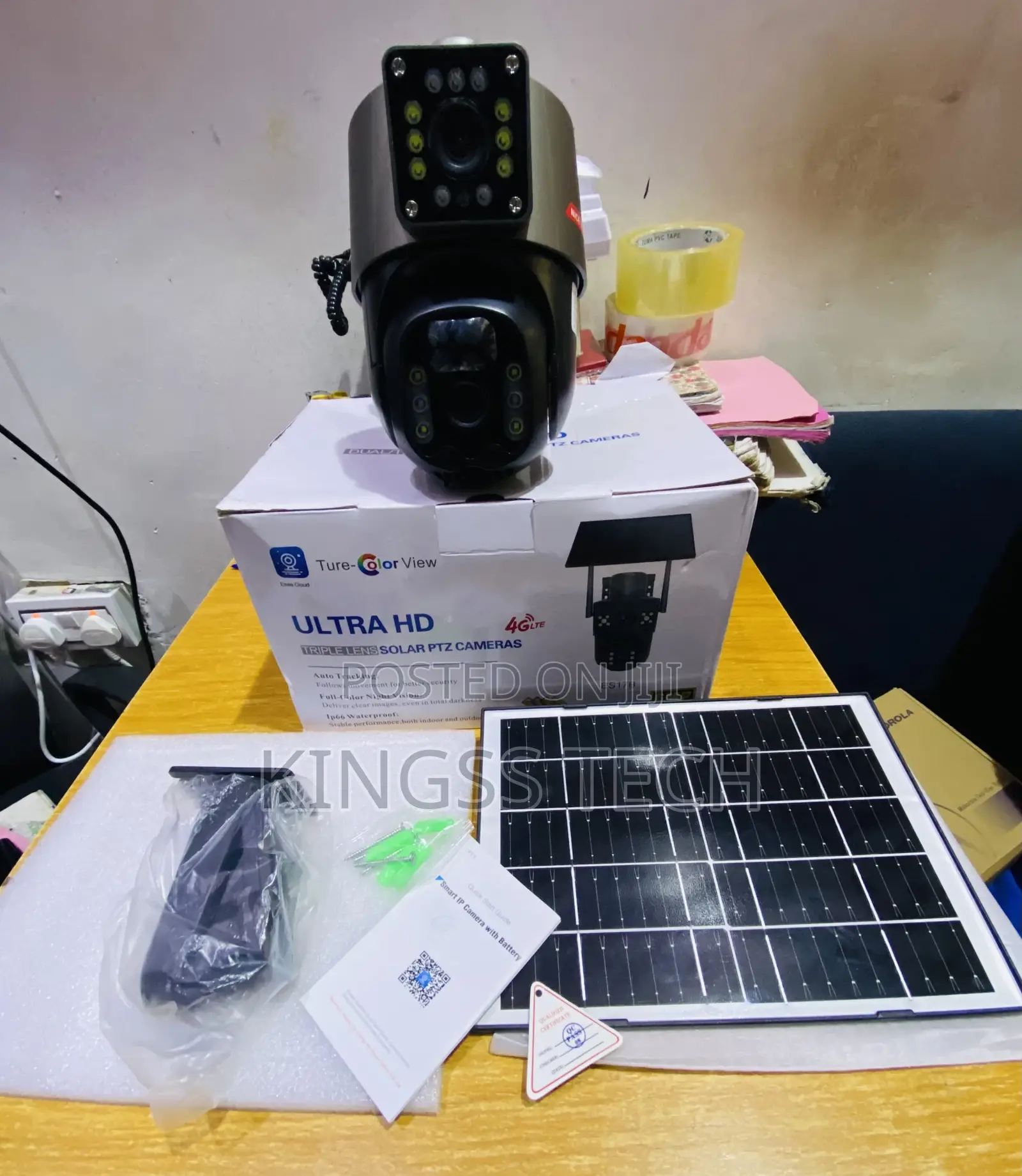 Es16 Essecloud Dual Lens Solar Camera