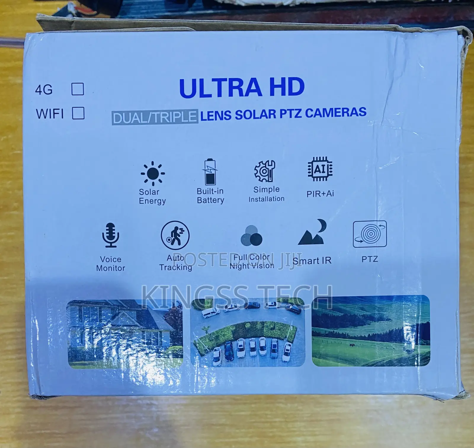 Es16 Essecloud Dual Lens Solar Camera