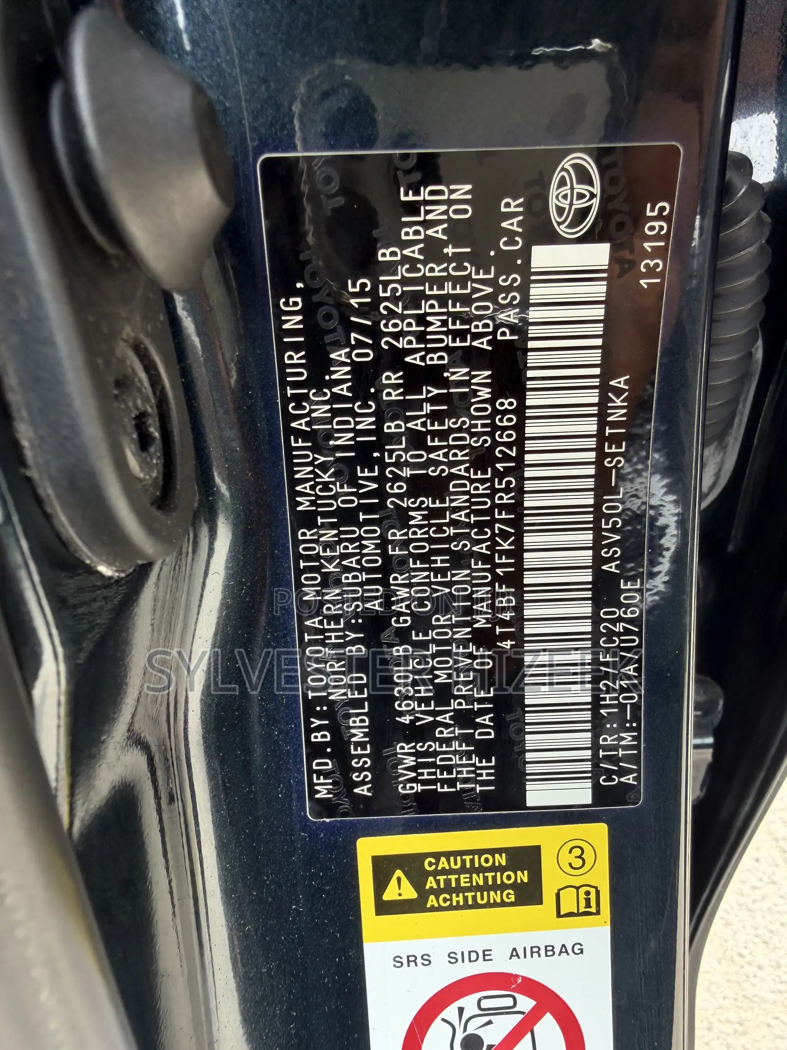 Toyota Camry 2015 Blue