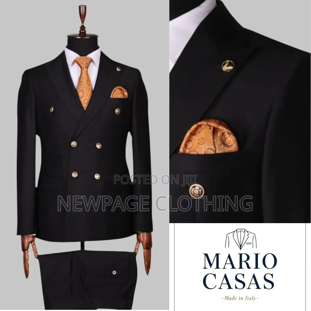 Luxury Turkish Db Suit + Free Tie, Cufflinks, or Socks
