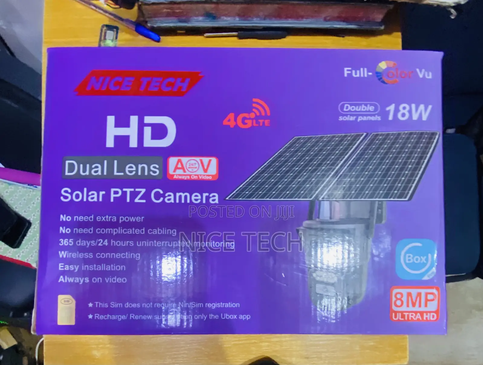 Sd650 Ubox Solar Camera