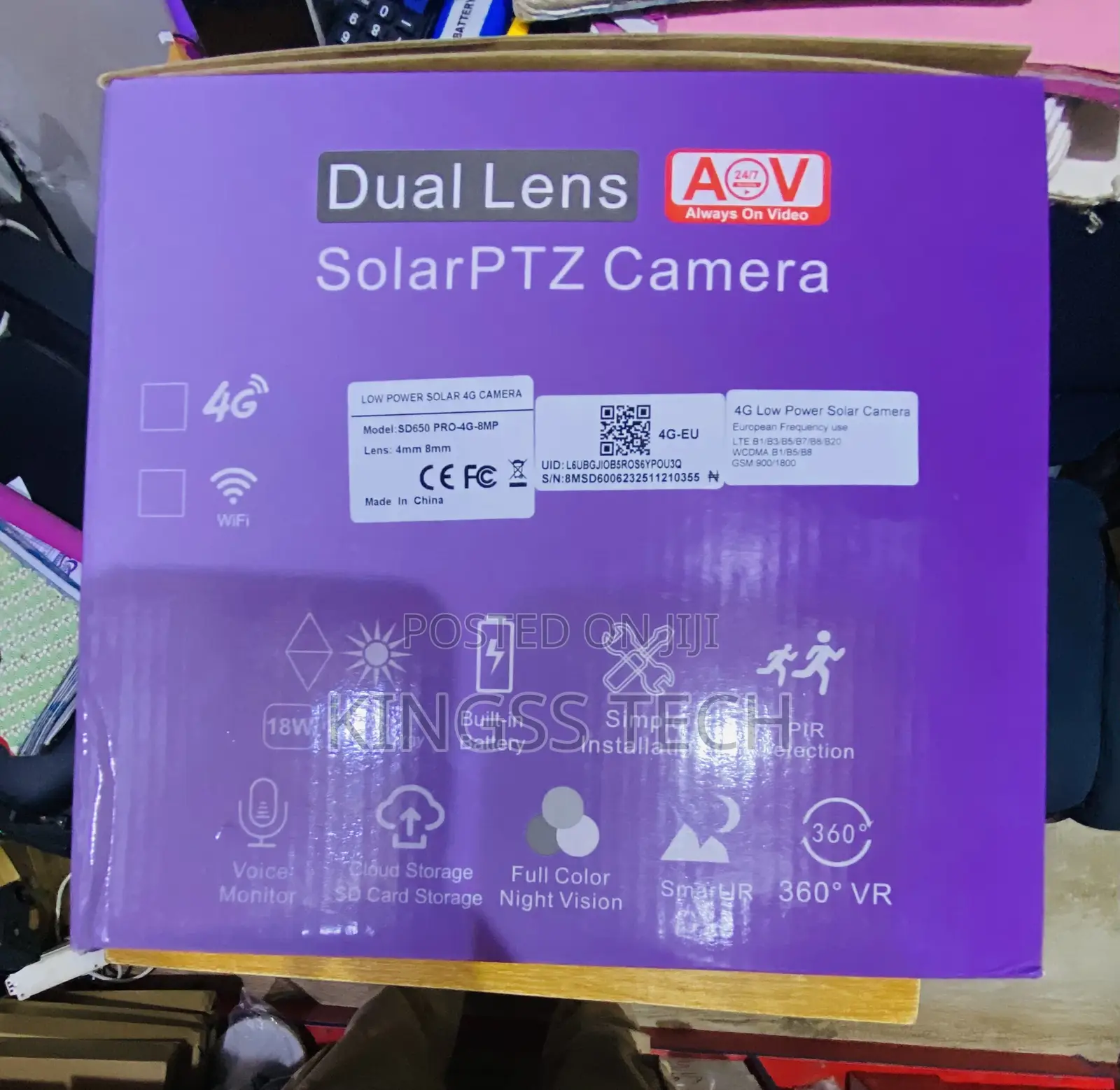 Sd650 Ubox Double Solar Camera