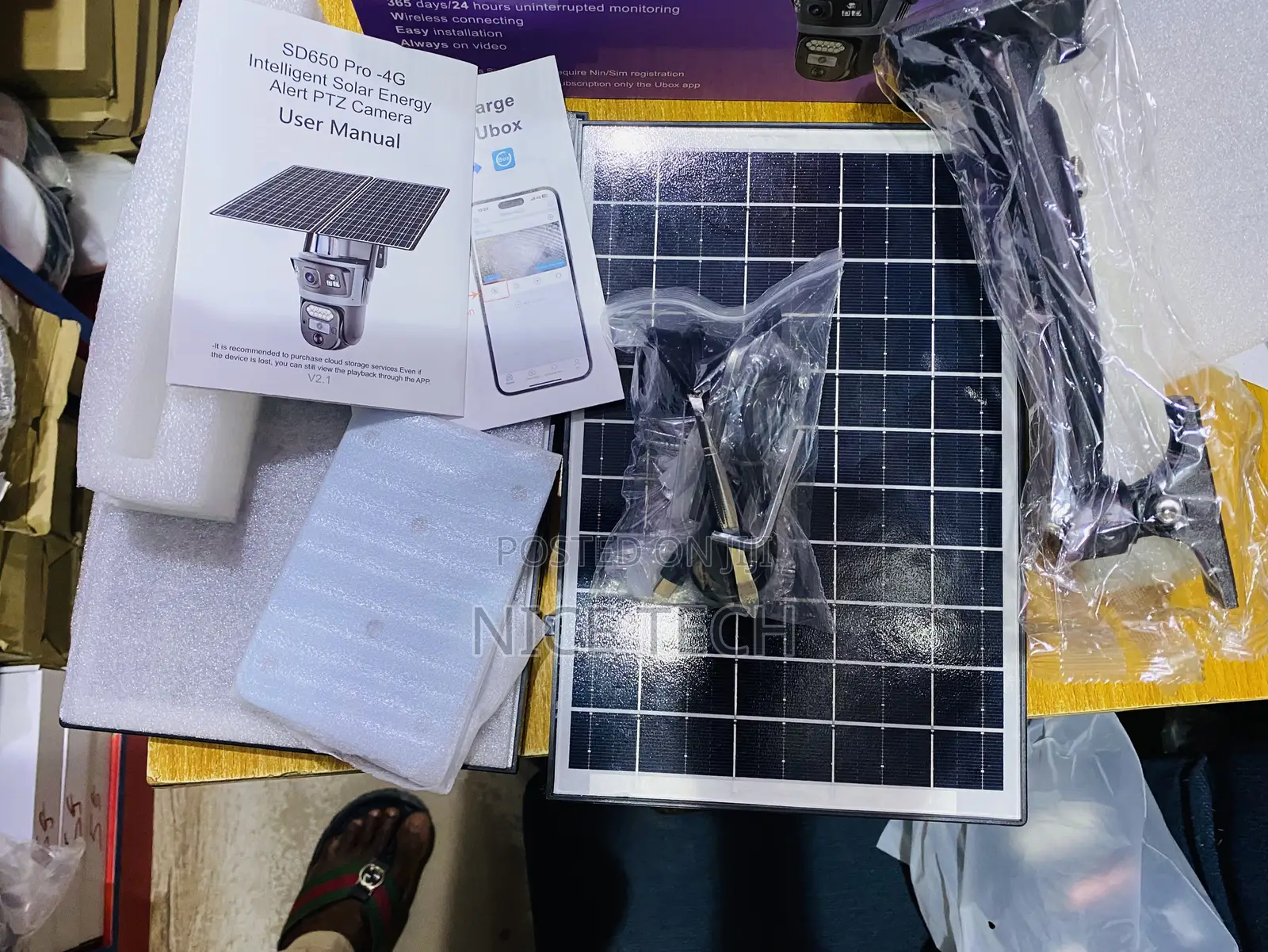 Sd650 Ubox Solar Camera