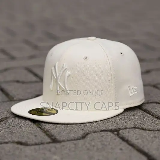 Ny Yankees White Fitted Cap