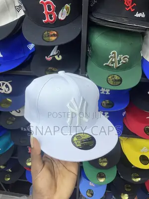 Ny Yankees White Fitted Cap