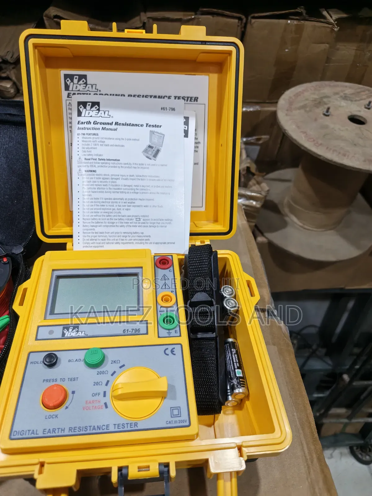 Ideal 61-796 Digital Earth Resistance Tester