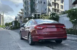 Hyundai Sonata Limited 4dr Sedan (2.4L 4cyl 6A) 2015 Red