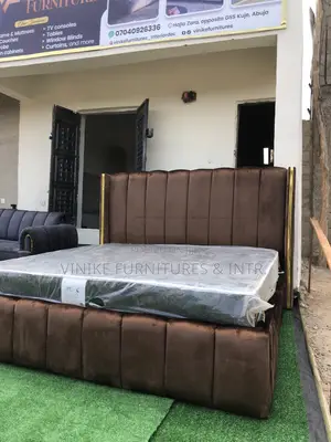 6 by 6 Bedframe With Orthopedic Mattress.