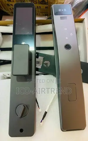 Camera Tuya Face Fingerprint Unlock Smart Door Lock With Screen