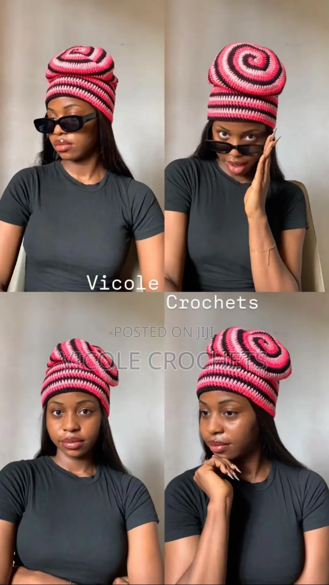 Crochet Slouch Beanies