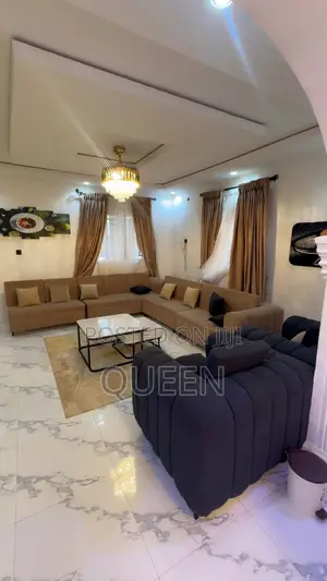 Modern U-Shaped Parlor Chair Set With Accent Chairs