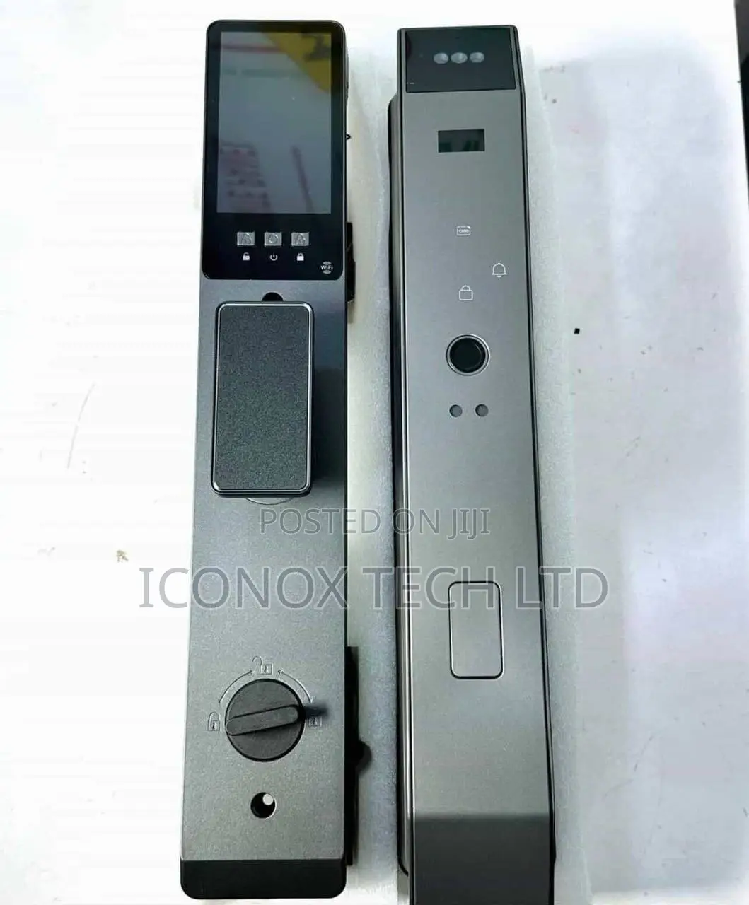 Automatic Smart Door Lock Face Recognition Fingerprint Keyless Camera