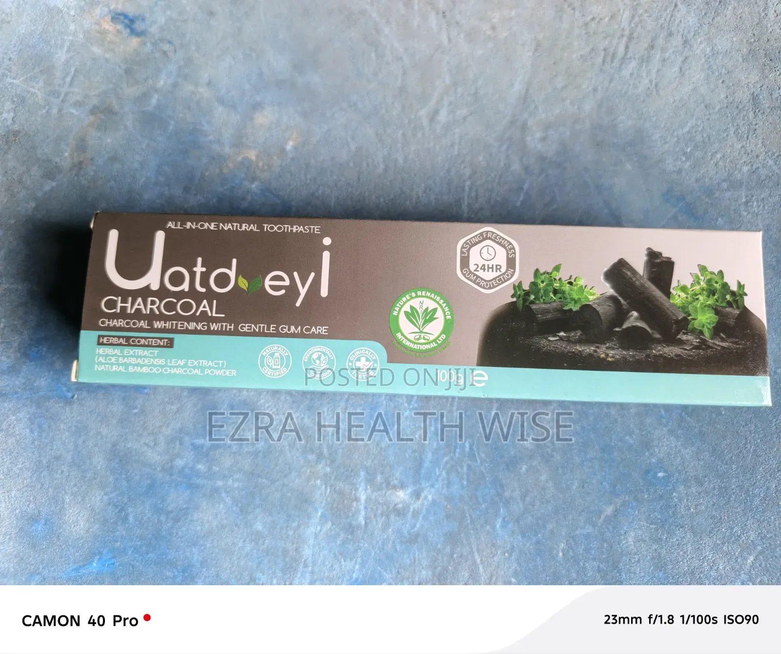 Uatd Charcoal Toothpaste