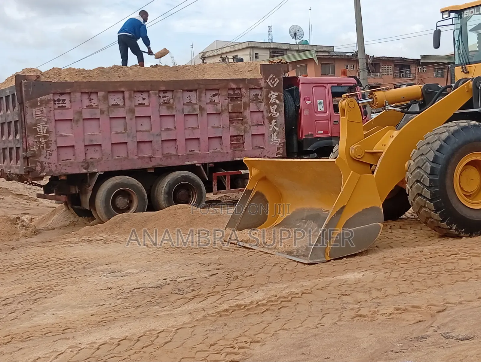 45 Tons Premium Sharp Sand Delivered to Orumba