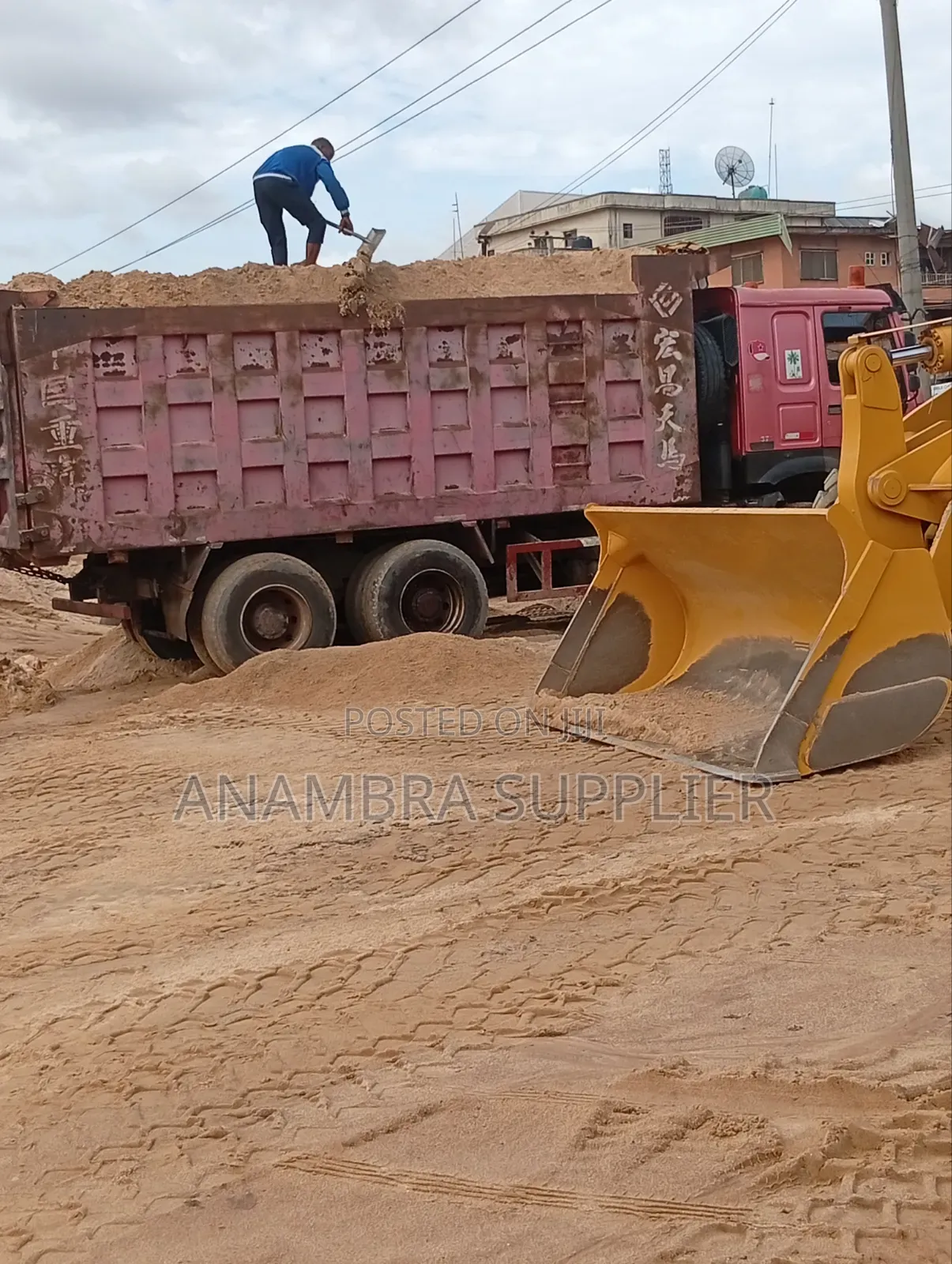 45 Tons Premium Sharp Sand Delivered to Orumba
