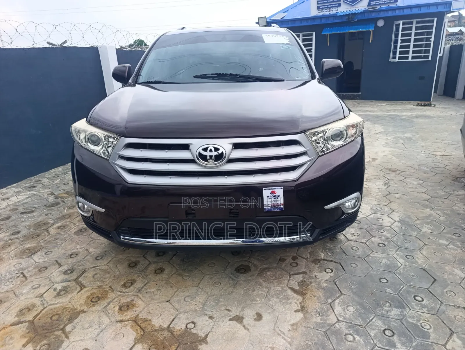 Toyota Highlander 2012 Brown