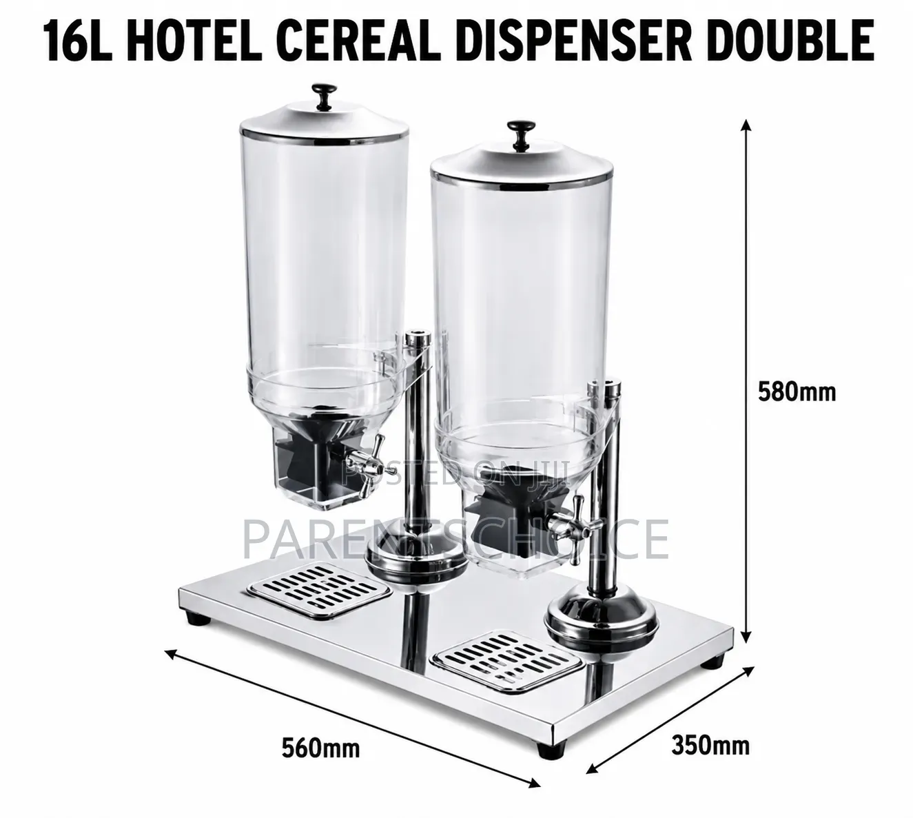 Cereal Dispenser- Single 8 Litre / Double 16 Litre