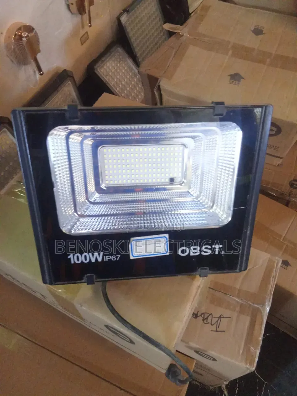 Obst Powerful 100w Solar Floodlight With Remote Control