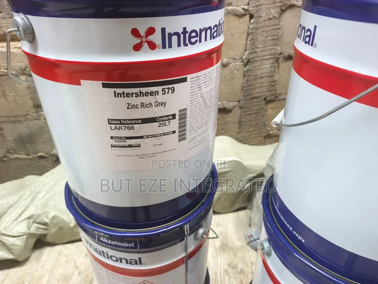 Interzinc 52 Grey International Paint And B Component