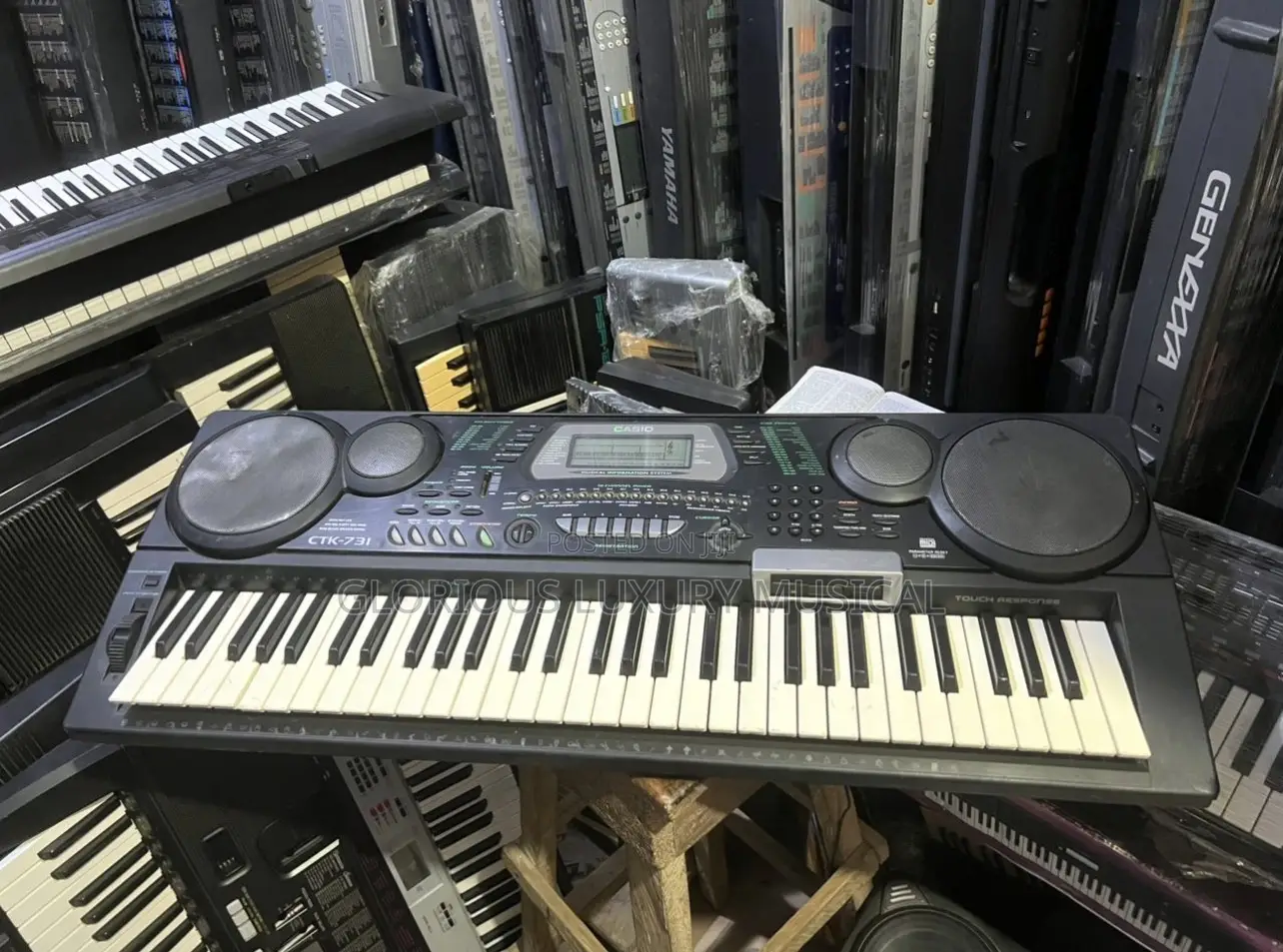 Direct Uk Used Keyboard Casio Ctk731