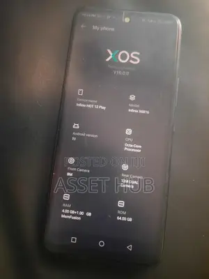 Infinix Hot 12 play 64 GB Gray