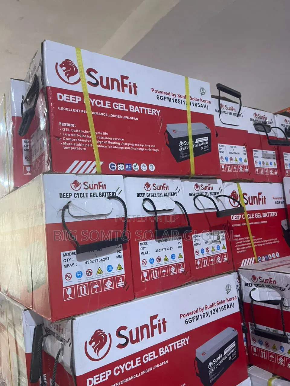 165/12v Sunfit Battery