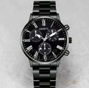 New Men's Business Casual Round Quartz Watch