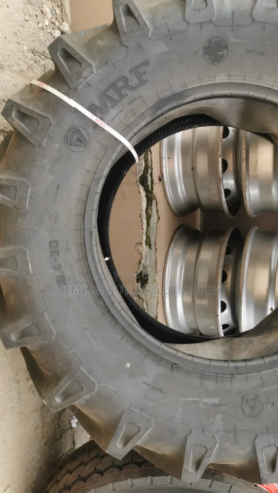 Brand New 18.4-30 MRF Tractor Tyre
