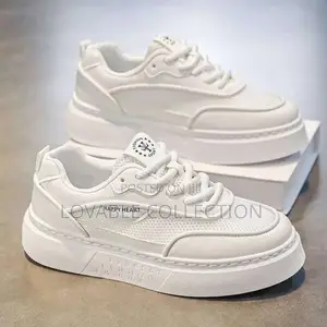 Happy Heart Unisex Solid Sneakers