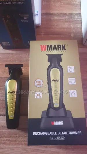 Wireless Wmark Portable Clipper With Dual Type-C Charger Input Stand