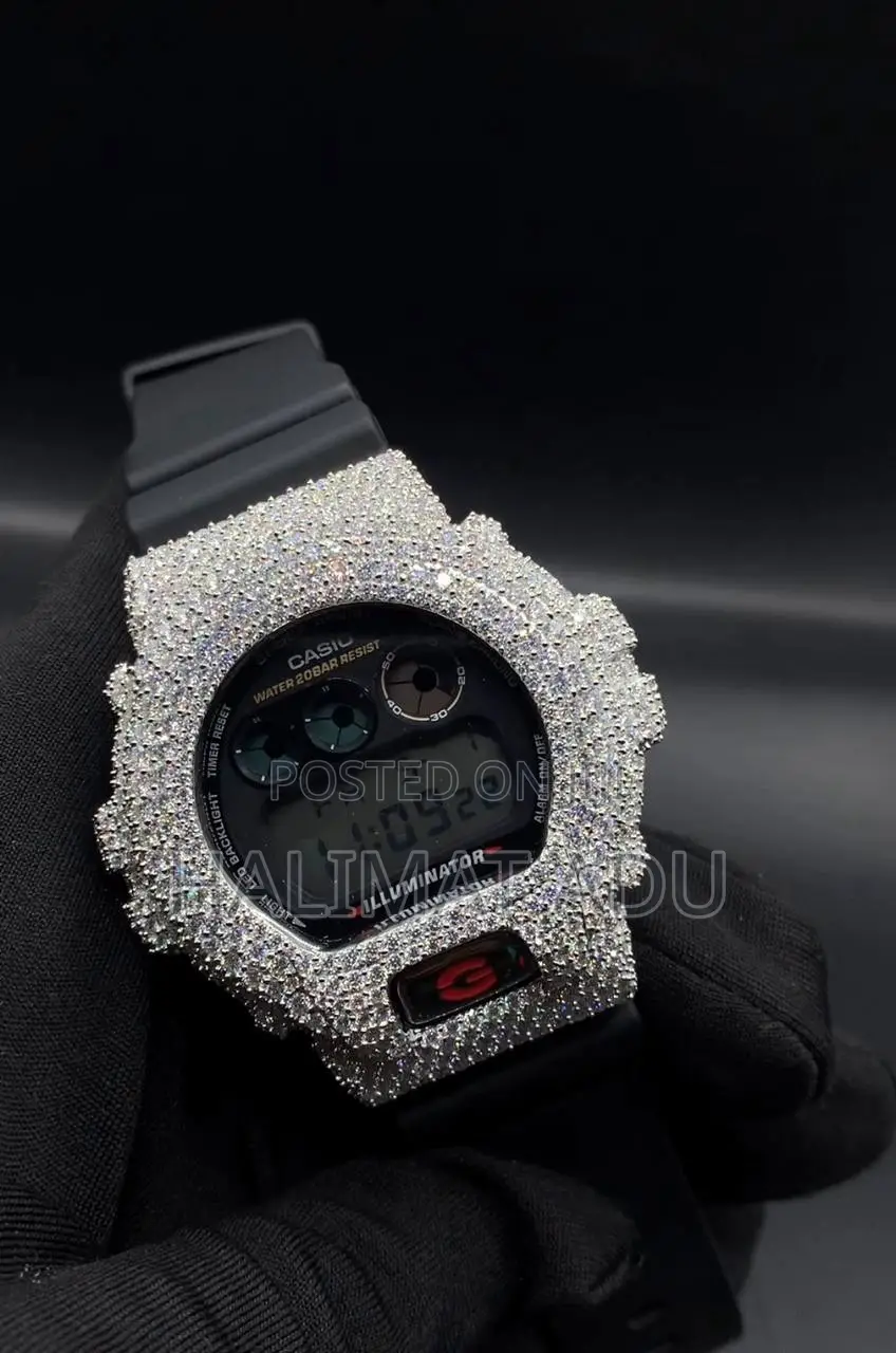 VVS Moissanite Diamond G-Shock