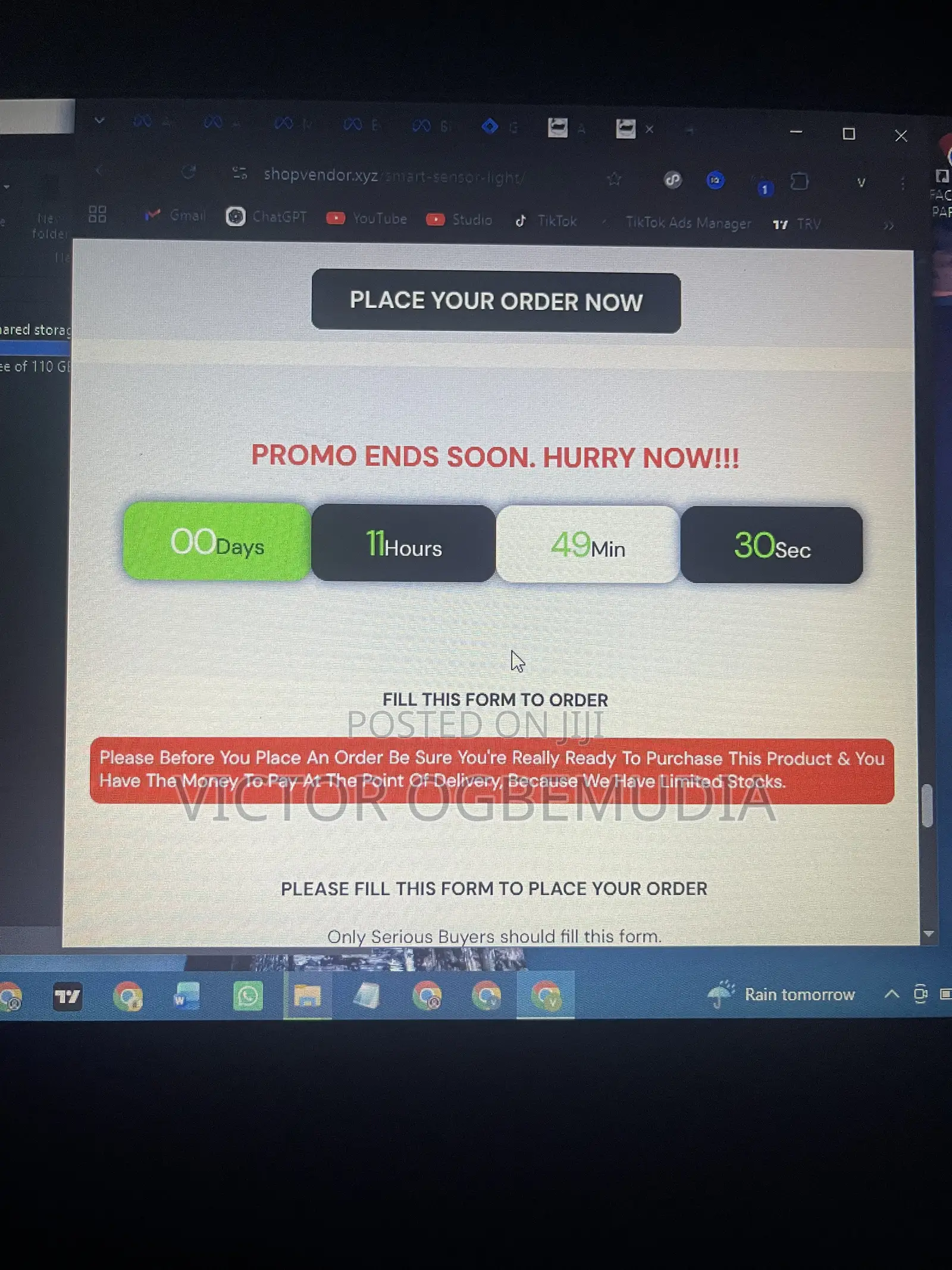 1 Landing Page Website Design