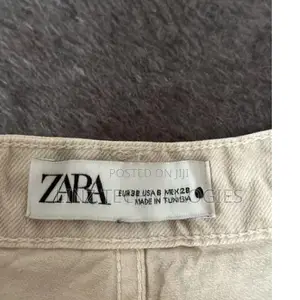 Beige Straight Jeans