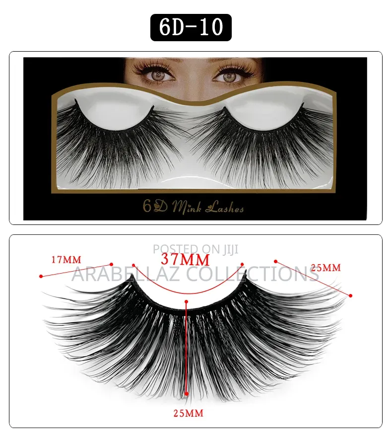 6d Faux Mink Full Strip False Eyelashes