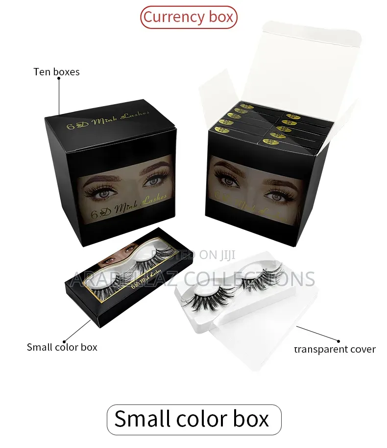 6d Faux Mink Full Strip False Eyelashes